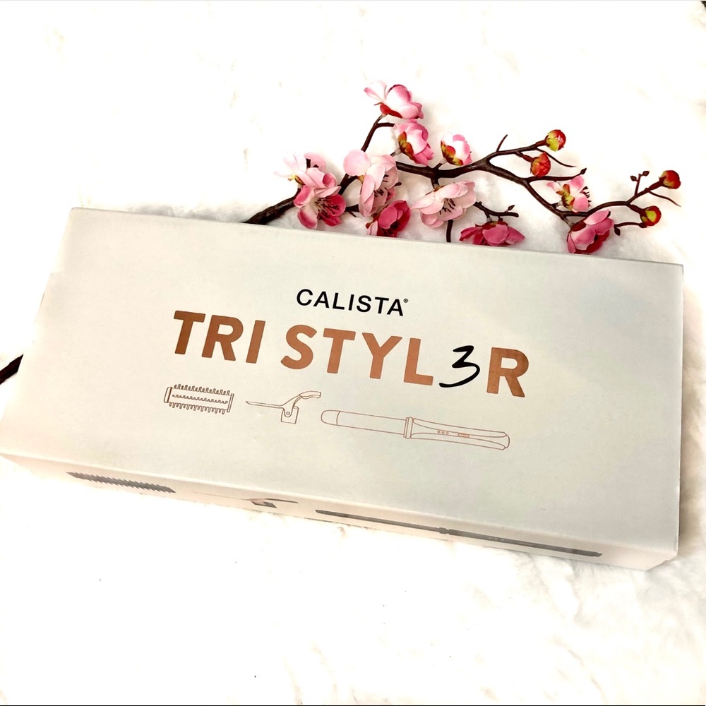 Calista Hair Wand/Curling Iron/Round Brush TriStyler NIB